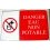 Panneau 300x200mm DANGER EAU NON POTABLE