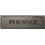 Panneau PC 170 X 50mm POUSSEZ (SANS FLECHE)