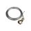 cable acier 10 metre diam 5mm + crochets